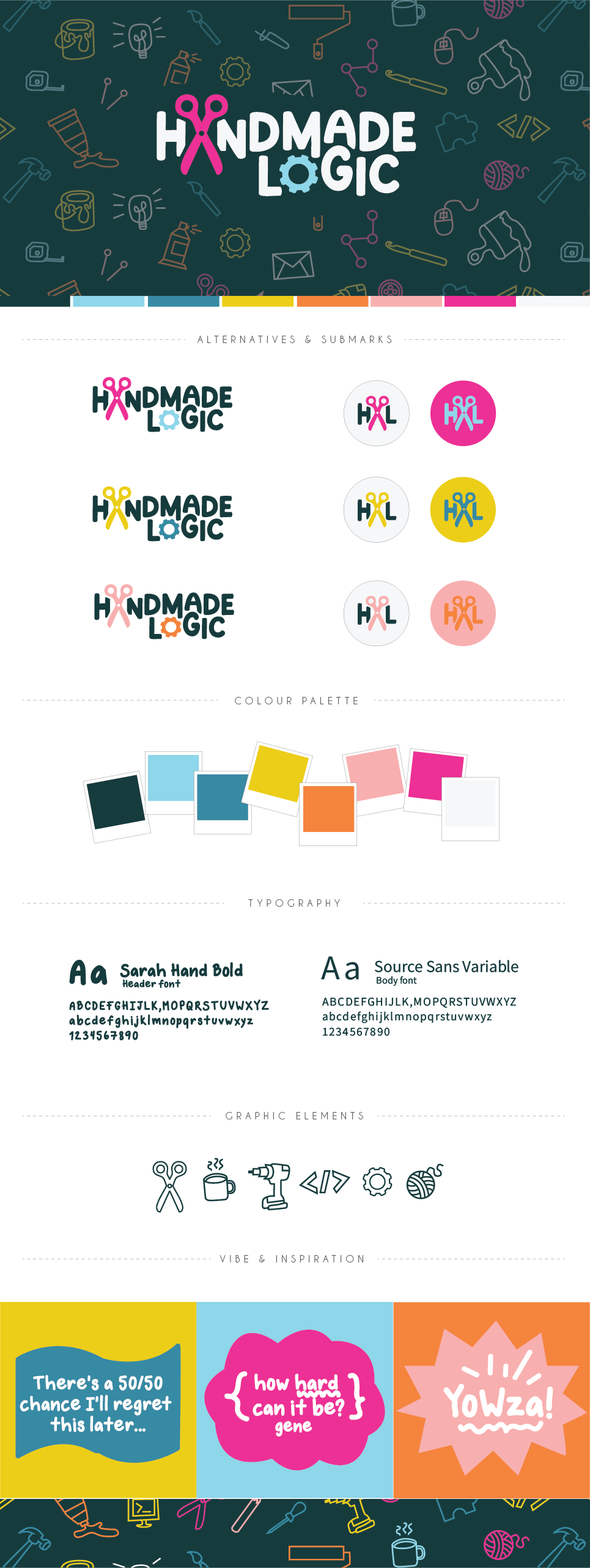 Handmade Logic brand guidelines