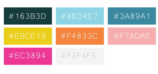 Handmade Logic project color palette