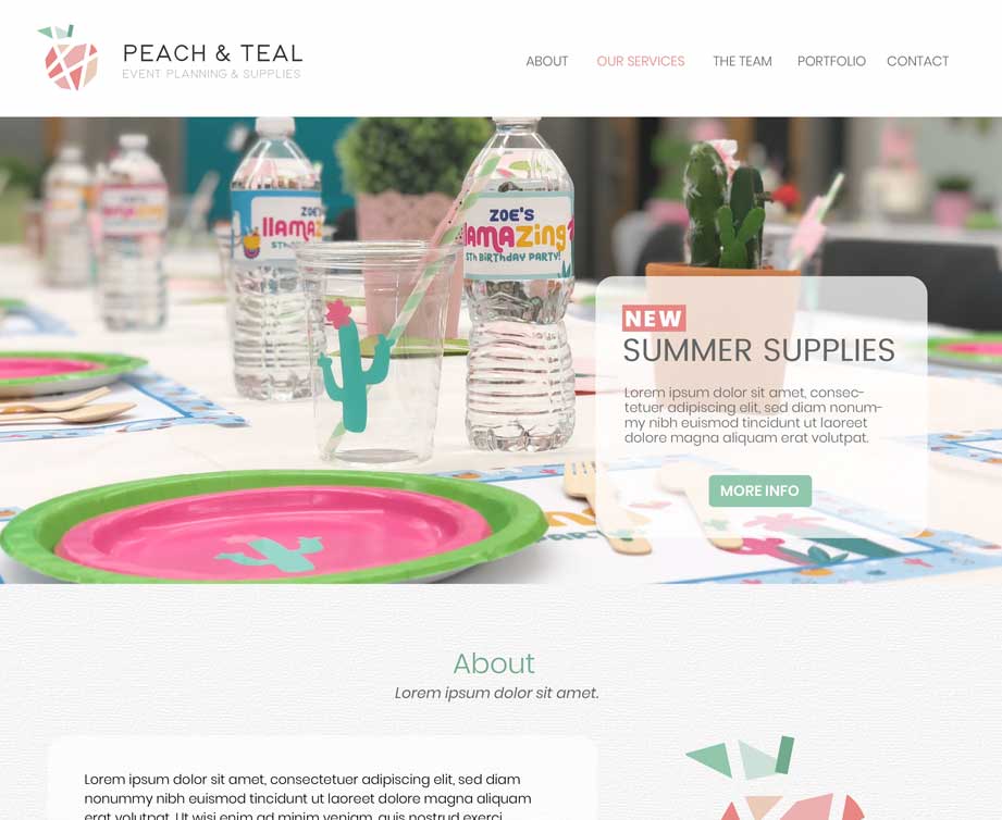 PeachnTeal Project Animated Preview
