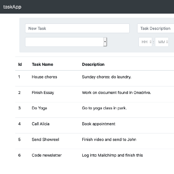 Task Tracker Project Animated Preview